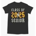 Class Of 2025 Senior Rock N Roll Back To School Music Lover Unisex T-Shirt