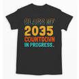 Class Of 2035 Countdown In Progress Fun Back To School Retro Unisex T-Shirt