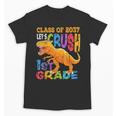 Crush 1st Grade Dinosaur Back To School Class Of 2037 Boy Unisex T-Shirt Crush 1st Grade Dinosaur Back To School Class Of 2037 Boy Unisex T-Shirt
