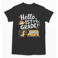 Cute Hello 1st Grade Dinosaur School Back To School Dino Bus Unisex T-Shirt Cute Hello 1st Grade Dinosaur School Back To School Dino Bus Unisex T-Shirt