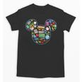 Disney Mickey And Friends Back To School Supplies Logo Fill Unisex T-Shirt
