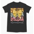 Dyslexia Interventionist Groovy Coquette Bow Back To School Unisex T-Shirt Dyslexia Interventionist Groovy Coquette Bow Back To School Unisex T-Shirt