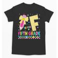 F Is For Fifth Grade Back To School Pencil Bow 5th Grade Kid Unisex T-Shirt F Is For Fifth Grade Back To School Pencil Bow 5th Grade Kid Unisex T-Shirt
