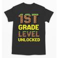 First Day Of 1st Grade Level Unlocked Back To School For Boy Unisex T-Shirt