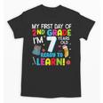 My First Day Of 2nd Grade Back To School 2nd Grade Girls Boy Unisex T-Shirt My First Day Of 2nd Grade Back To School 2nd Grade Girls Boy Unisex T-Shirt