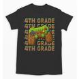 First Day Of 4th Grade Level Begins Back To School Girl Boy Unisex T-Shirt First Day Of 4th Grade Level Begins Back To School Girl Boy Unisex T-Shirt