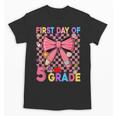 First Day Of 5th Grade Coquette Back To School Girls Kids Unisex T-Shirt