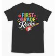 First Grade Rocks Colorful Back To School Guitar Unisex T-Shirt First Grade Rocks Colorful Back To School Guitar Unisex T-Shirt