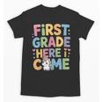 First Grade Here I Come Unicorn Back To School Unisex T-Shirt First Grade Here I Come Unicorn Back To School Unisex T-Shirt