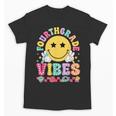Fourth Grade Vibes Smile Face Back To School Boys Girls Kids Unisex T-Shirt