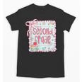 Girls Second Grade Coquette Bow Pink Preppy Back To School Unisex T-Shirt Girls Second Grade Coquette Bow Pink Preppy Back To School Unisex T-Shirt