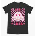 Groovy Class Of 2038 Grow With Me Smile Face Back To School Unisex T-Shirt Groovy Class Of 2038 Grow With Me Smile Face Back To School Unisex T-Shirt