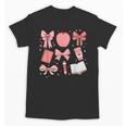 Happy Back To School 1st Day Toddler Girl Boho Coquette Bows Unisex T-Shirt Happy Back To School 1st Day Toddler Girl Boho Coquette Bows Unisex T-Shirt
