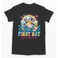 Happy First Day Of School Goose Cute Duck Back To School Unisex T-Shirt Happy First Day Of School Goose Cute Duck Back To School Unisex T-Shirt