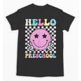 Hello Preschool Groovy Back To School Pre-K Team Girls Kids Unisex T-Shirt Hello Preschool Groovy Back To School Pre-K Team Girls Kids Unisex T-Shirt