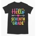 Hello Seventh 7TH Grade Back To School Kids Students Tee Unisex T-Shirt Hello Seventh 7TH Grade Back To School Kids Students Tee Unisex T-Shirt
