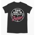 Highschool Girls Back To School 2025 First Day A Junior Unisex T-Shirt