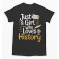 Just a Girl Who Loves History Cute Back To School Kids Girls Unisex T-Shirt Just a Girl Who Loves History Cute Back To School Kids Girls Unisex T-Shirt
