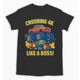 Kids 4k Boys Back To School Shirt Monster Truck Crushing 4k Unisex T-Shirt Kids 4k Boys Back To School Shirt Monster Truck Crushing 4k Unisex T-Shirt