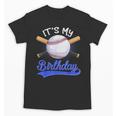 Kids 8th Baseball Birthday Party Boys Sport Fan 8 Years Old Unisex T-Shirt