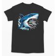 Kids Shark With School Books Back To School Shark Lovers Unisex T-Shirt Kids Shark With School Books Back To School Shark Lovers Unisex T-Shirt