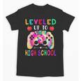 Leveled Up To High School Gaming Fun Back To School Tie Dye Unisex T-Shirt