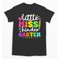 Little Miss Kindergarten Kids Girls Pencil Back To School Unisex T-Shirt Little Miss Kindergarten Kids Girls Pencil Back To School Unisex T-Shirt