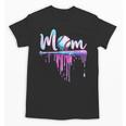 Mom Baseball Ice Cream Drip Birthday Boy Family Unisex T-Shirt Mom Baseball Ice Cream Drip Birthday Boy Family Unisex T-Shirt
