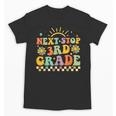 Next Stop 3rd Grade Groovy Retro Third Grade Back To School Unisex T-Shirt Next Stop 3rd Grade Groovy Retro Third Grade Back To School Unisex T-Shirt