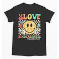 Peace Love Kindergarten Smile Face Back To School Girls Kids Unisex T-Shirt Peace Love Kindergarten Smile Face Back To School Girls Kids Unisex T-Shirt