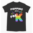 Popping Into Pre K Kid's Back To School Pop It Fidget Toy Unisex T-Shirt Popping Into Pre K Kid's Back To School Pop It Fidget Toy Unisex T-Shirt