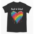 Rainbow Pencil Heart Back To School Creative Unisex T-Shirt Rainbow Pencil Heart Back To School Creative Unisex T-Shirt
