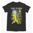 Ready To Crush Fourth Grade Softball USA Flag Back To School Unisex T-Shirt Ready To Crush Fourth Grade Softball USA Flag Back To School Unisex T-Shirt