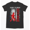 Ready To Crush Sixth Grade Soccer USA Flag Back To School Unisex T-Shirt