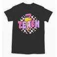 Retro Checkered Teach Pencil Lightning Back To School Unisex T-Shirt Retro Checkered Teach Pencil Lightning Back To School Unisex T-Shirt