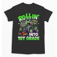 Rollin' Into 1st Grade Monster Truck Back To School Boys Unisex T-Shirt
