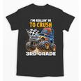 Rollin Crush Monster Truck Back To School 3rd Grade Boys Unisex T-Shirt Rollin Crush Monster Truck Back To School 3rd Grade Boys Unisex T-Shirt