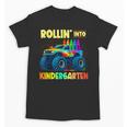 Rollin' Into Kindergarten Monster Car Back To School Boys Unisex T-Shirt Rollin' Into Kindergarten Monster Car Back To School Boys Unisex T-Shirt
