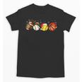 Santa Sports Boys Xmas Baseball Football Softball Basketball Unisex T-Shirt Santa Sports Boys Xmas Baseball Football Softball Basketball Unisex T-Shirt