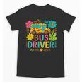 School Bus Driver Boho Floral Leopard Back To School Womens Unisex T-Shirt School Bus Driver Boho Floral Leopard Back To School Womens Unisex T-Shirt