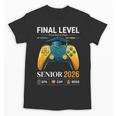 Senior Class Of 2026 Back To School Gamer Boys Senior 2026 Unisex T-Shirt Senior Class Of 2026 Back To School Gamer Boys Senior 2026 Unisex T-Shirt