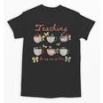 Teaching Is My Cup Of Tea Coquette Bow Floral Back To School Unisex T-Shirt Teaching Is My Cup Of Tea Coquette Bow Floral Back To School Unisex T-Shirt