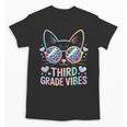 Third 3rd Grade Vibes Back To School Cute Cat Cute For Girls Unisex T-Shirt Third 3rd Grade Vibes Back To School Cute Cat Cute For Girls Unisex T-Shirt