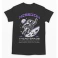 Third Grade Back To School Space Rocket Astronaut Unisex T-Shirt