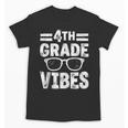 Vintage Fourth 4TH Grade Vibes Back To School First Day Kids Unisex T-Shirt Vintage Fourth 4TH Grade Vibes Back To School First Day Kids Unisex T-Shirt