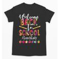 Welcome Back To School Lunch Lady Leopard On First Day Of School Unisex T-Shirt Welcome Back To School Lunch Lady Leopard On First Day Of School Unisex T-Shirt
