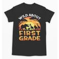 Wild About First Grade Zoo Animals Back To School Safari Unisex T-Shirt Wild About First Grade Zoo Animals Back To School Safari Unisex T-Shirt