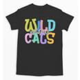 Wildcats School Spirit Groovy Back To School Girls Unisex T-Shirt