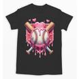 Women's Valentines Day Baseball Boys Ice Cream Drip Heart Youth Kids Unisex T-Shirt Women's Valentines Day Baseball Boys Ice Cream Drip Heart Youth Kids Unisex T-Shirt