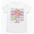 1st Grade Vibes Girl Coquette Bow First Grade Back To School Unisex T-Shirt 1st Grade Vibes Girl Coquette Bow First Grade Back To School Unisex T-Shirt